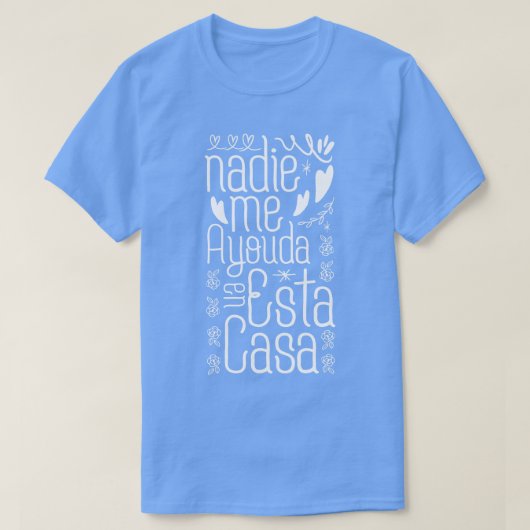 T-shirt Journée-mère espagnole Cadeau (Design devant)