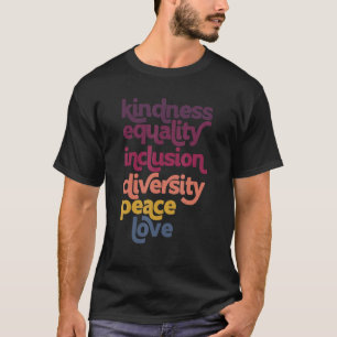 T-shirt Journée mondiale de la gentillesse Égalité Inclusi