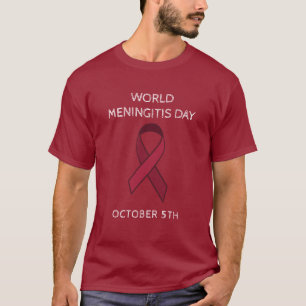 T-shirt Journée mondiale de la méningite - 5 octobre