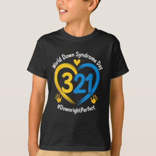 T-shirt Journée mondiale de la trisomie 21 321 Soutien à l