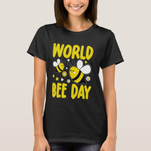T-shirt Journée mondiale de l'abeille Miel