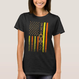 T-shirt Journée Mondiale De L'Hépatite Jaune Et Rouge Ruba