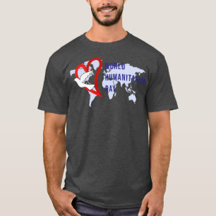 T-shirt Journée mondiale de l'humanitaire