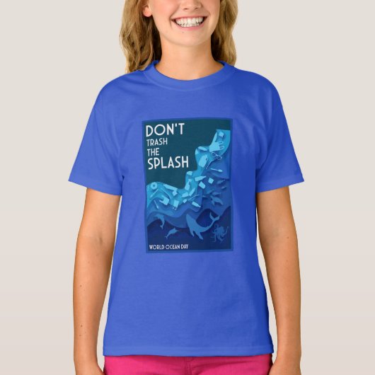 T-shirt Journée mondiale de l'océan (Devant)