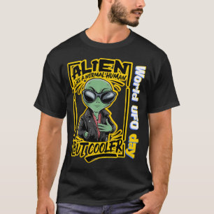 T-shirt Journée Mondiale De L'Ufo - Alien Comme Un Homme N