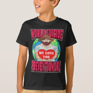T-shirt Journée mondiale de prévention du suicide Dad moti