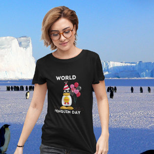 T-shirt Journée Mondiale des Pingouins 25 Avril Fête T-shi
