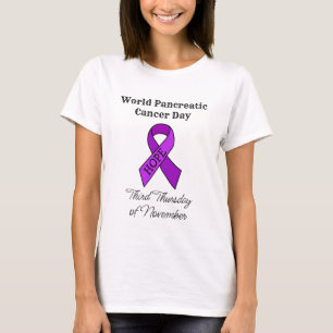 T-shirt Journée mondiale du cancer du pancréas
