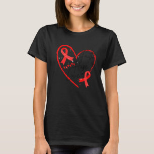 T-shirt Journée Mondiale du Sida Ruban Rouge Faith Hope Lo