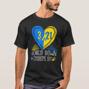 T-shirt Journée mondiale du syndrome de Down 3 21 Trisomy
