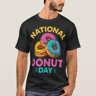 T-shirt Journée nationale de la Donut Drôles Amateurs de b