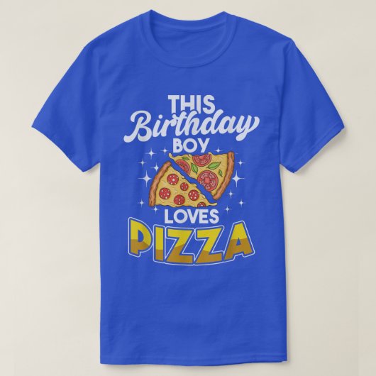 T-shirt Journee nationale de la pizza Anniversaire Garçon (Design devant)