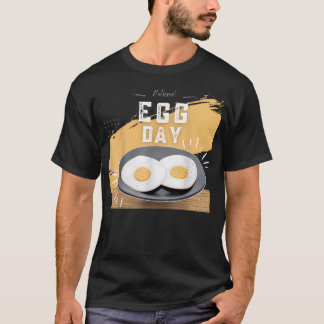 T-shirt Journée nationale de l'œuf Cuisine délicieuse