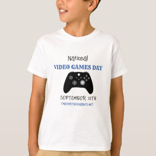 T-shirt Journée nationale des jeux vidéo 12 septembre