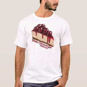 T-shirt Journée nationale du gâteau au fromage