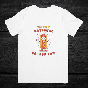 T-shirt Journée nationale du hot dog pour femmes