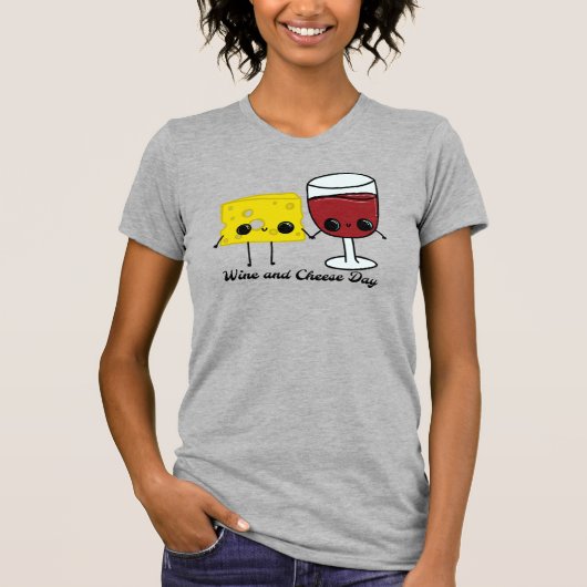 T-shirt Journée nationale du vin et du fromage (Devant)
