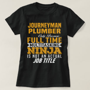 T-shirt Journeyman Plumber