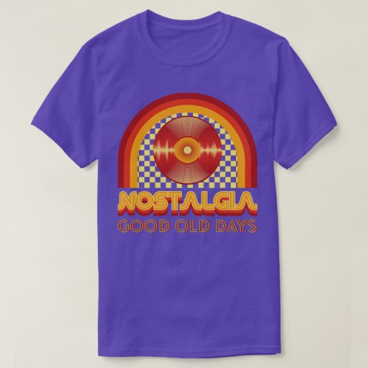 T-shirt Jours anciens vinyle (Design devant)