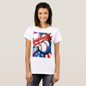 T-shirt Jours de baseball (Devant entier)