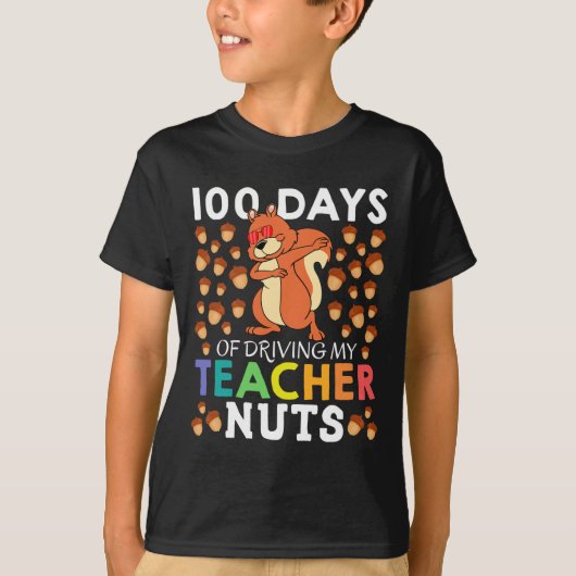 T-shirt Jours De Conduite Mon Enseignant Nuts Amusants Éja (Devant)