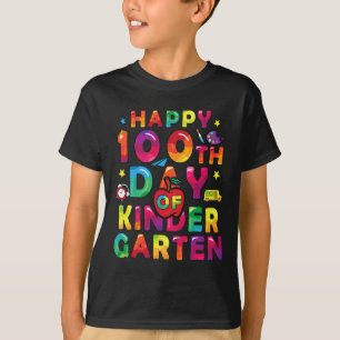 T-shirt Jours De Jardin D'Enfants Mignonne Joyeux 100E Jou