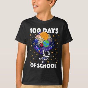 T-shirt Jours De L'École Astronaut Space Boys Enfants 100e