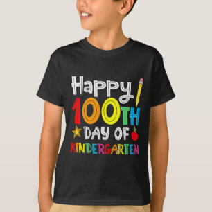 T-shirt Jours De Maternelle - Joyeux 100E Jour De L'École