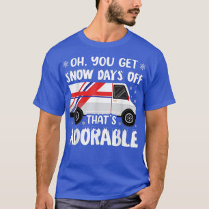 T-shirt Jours De Neige Hors Poste Travailleur Postal Mailm