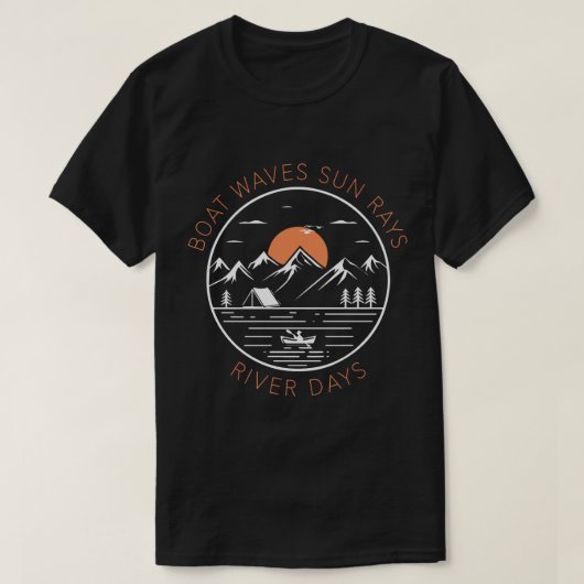 T-shirt Jours de rivière (Design devant)