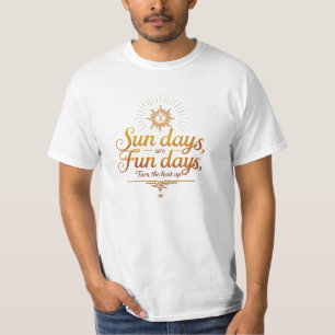 T-shirt Jours de Soleil Doré – Chauffer avec grâce !