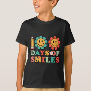 T-shirt Jours De Sourires Retro Enseignant Super 100e Jour