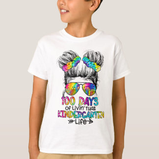 T-shirt Jours De Vie De Cette Maternelle Vie 100 Jours De