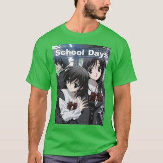 T-shirt jours d'école anime