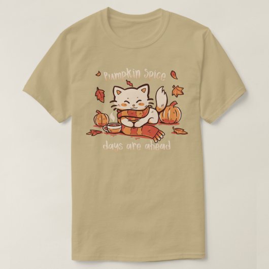 T-shirt Jours d'épices citrouilles (Design devant)
