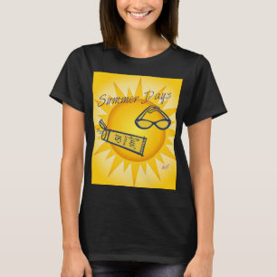 T-shirt Jours d'été Sunshine Marine Débardeur bleu