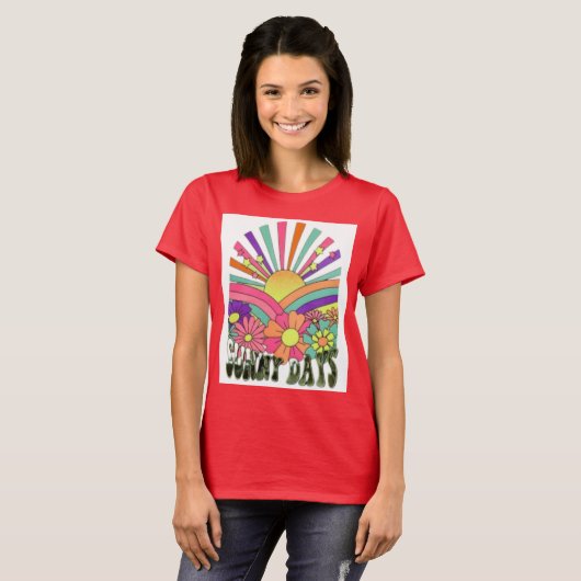 T-shirt jours ensoleillés (Devant entier)