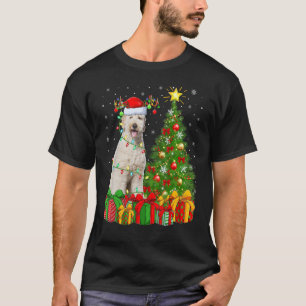 T-shirt Jours fériés Père Noël Labradoodle Chien Noël