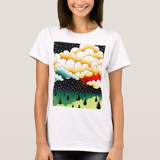 T-shirt Jours pluvieux (Devant)
