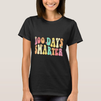 T-shirt Jours Smarter Happy 100e Jour De L'École Garçon Su