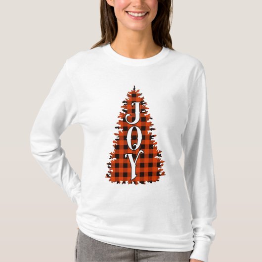 T-shirt Joy Christmas Tree (Devant)