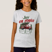 T-Shirt Joy en route Noël commence Camion & X-Mas Arbre (Devant)