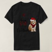 T-shirt Joy Hope Love Peace Christmas Cavapoochon 2020  (Design devant)