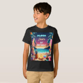 T-shirt Joy hula Luau Surf aloha hawaiian 1er anniversaire (Devant entier)