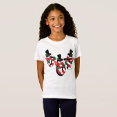 T-Shirt Joy Joy Snowmen | Noël (Devant entier)