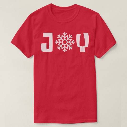 T-shirt Joy Joyeux Noël Yuletide saison Famille Matchin (Design devant)