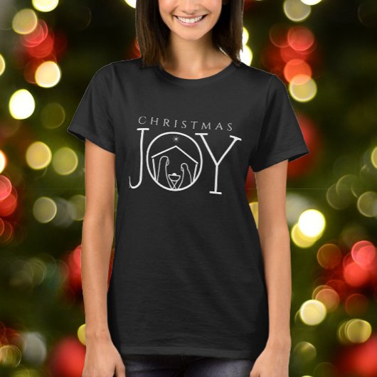 T-shirt JOY Nativité Christian Noël religieux