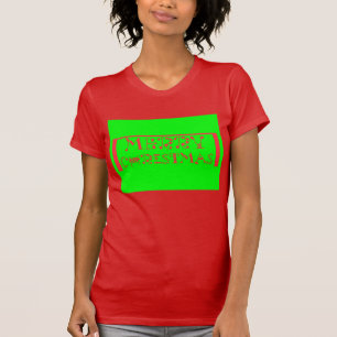 T-shirt Joy Noël Typographie Design : Un Rétro Festif