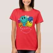 T-shirt 😊 Joy of Smiles – Positive Vibes Women’s Basic T- (Devant)