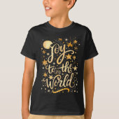 T-shirt Joy To The Christmas World Christian Jesus Nativit (Devant)